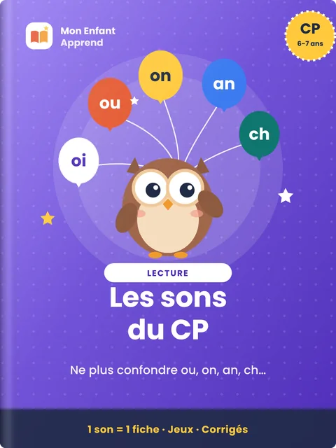 Couverture du cahier Les sons du CP